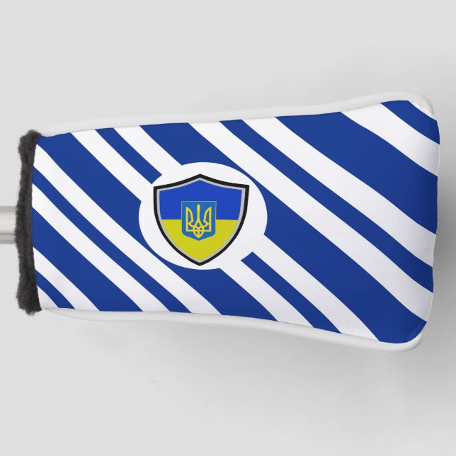 Ukraine-Flagge Golf Headcover (Vorderseite)