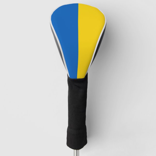 Ukraine-Flagge Golf Headcover (Vorderseite)
