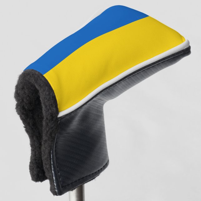 Ukraine-Flagge Golf Headcover (3/4 Vorderseite)
