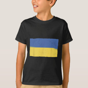 Ukraine-Flagge Grunge Ukrainische Flagge Patriotis T-Shirt