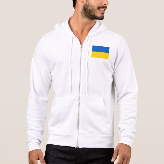 Ukraine-Flagge Hoodie (Vorderseite)