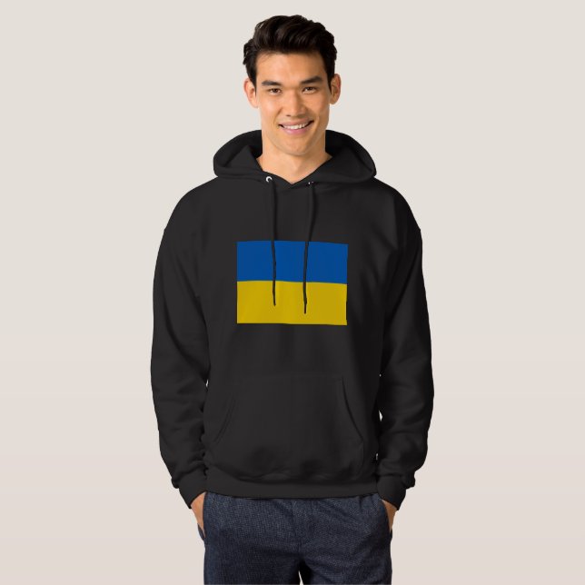 Ukraine-Flagge Hoodie (Vorne ganz)