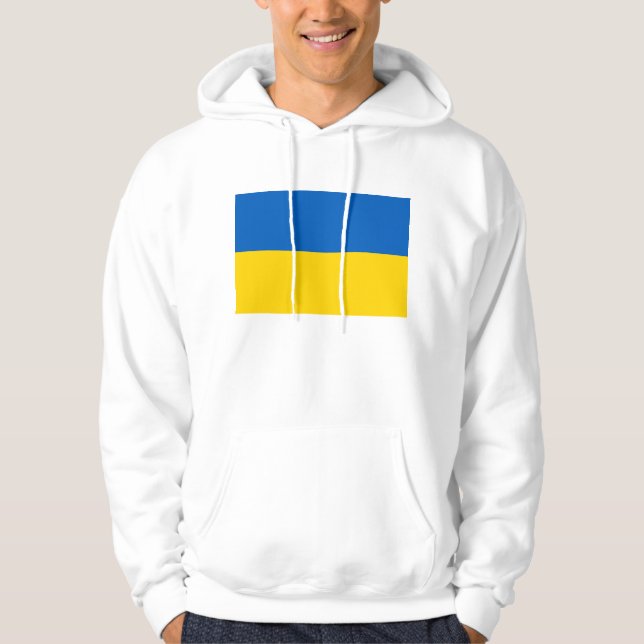 Ukraine-Flagge Hoodie (Vorderseite)