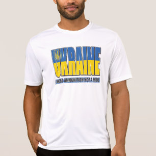 Ukraine-Flagge - Ich brauche Munition, nicht reite T-Shirt
