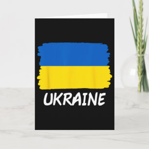 Ukraine-Flagge Karte