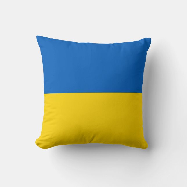 Ukraine-Flagge Kissen (Vorderseite)