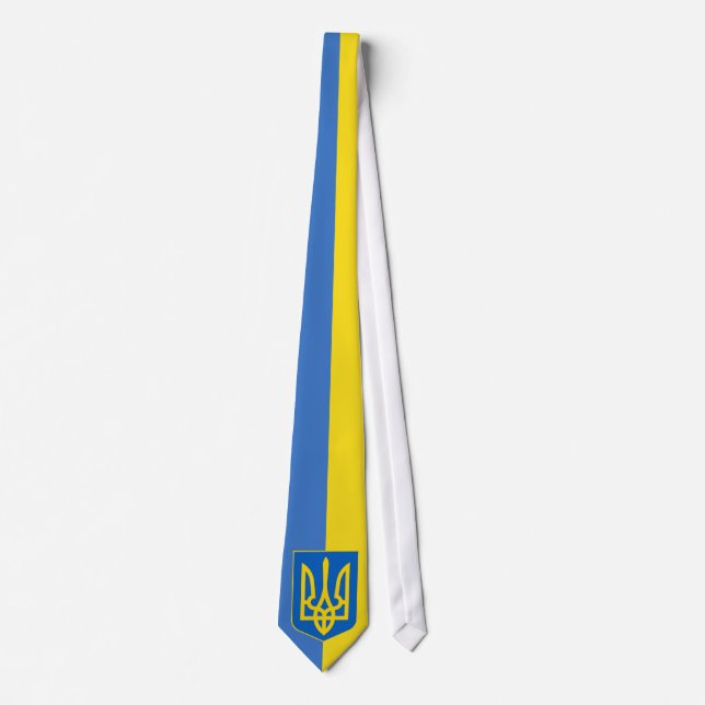 Ukraine-Flagge Krawatte (Vorderseite)