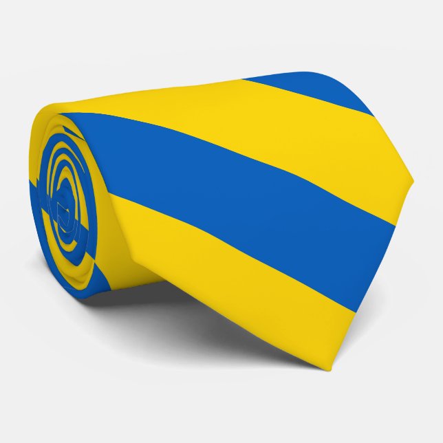 Ukraine-Flagge Krawatte (Gerollt)