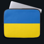 Ukraine-Flagge Laptop-Sieb Laptopschutzhülle<br><div class="desc">Eleganter Laptop-Sieb mit Flagge der Ukraine. Dieses Produkt ist anpassbar.</div>