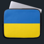 Ukraine-Flagge Laptop-Sieb Laptopschutzhülle<br><div class="desc">Eleganter Laptop-Sieb mit Flagge der Ukraine. Dieses Produkt ist anpassbar.</div>