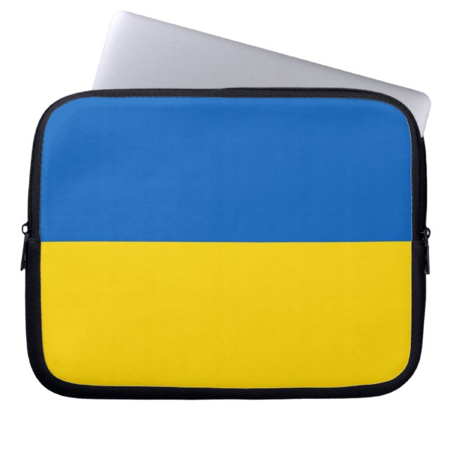 Ukraine-Flagge Laptop-Sieb Laptopschutzhülle (Vorderseite)