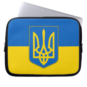 Ukraine-Flagge Laptop-Sieb Laptopschutzhülle