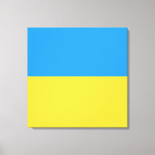 Ukraine-Flagge Leinwanddruck