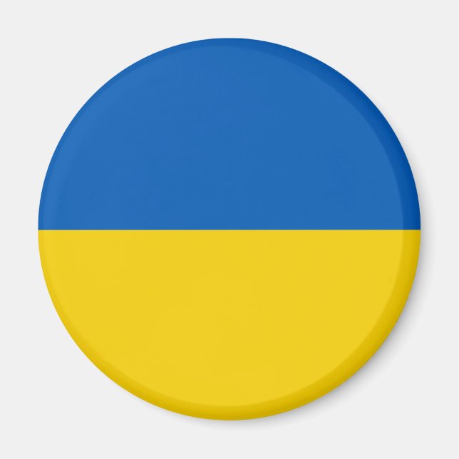 Ukraine-Flagge Magnet (Vorne)