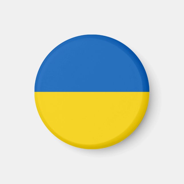 Ukraine-Flagge Magnet (Vorne)