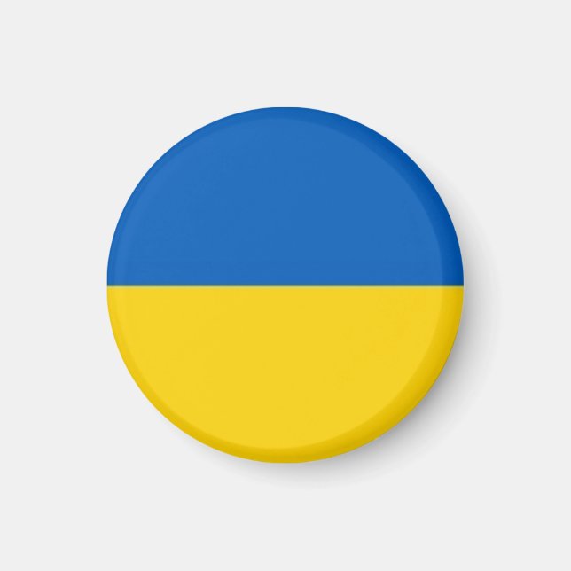 Ukraine-Flagge Magnet (Vorne)