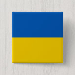 Ukraine-Flagge Magnet<br><div class="desc">Einfache Ukraine Flag minimaler Quadrat-Magnet</div>