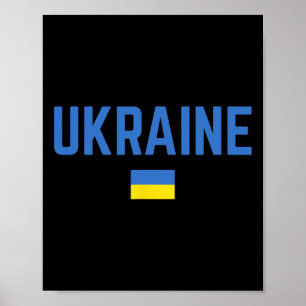 Ukraine-Flagge Männer Frauen Kinder Ukraine  Poster