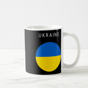 Ukraine-Flagge - Minimalistisches Souvenir Welt Re Kaffeetasse