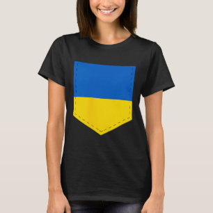 Ukraine-Flagge mit aufgedruckter ukrainischer Flag T-Shirt