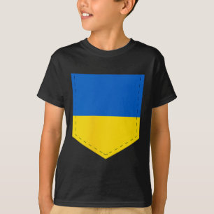 Ukraine-Flagge mit aufgedruckter ukrainischer Flag T-Shirt