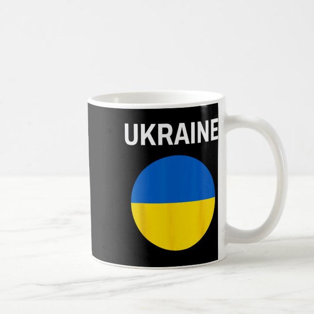 Ukraine-Flagge Modern 1  Kaffeetasse (Rechts)