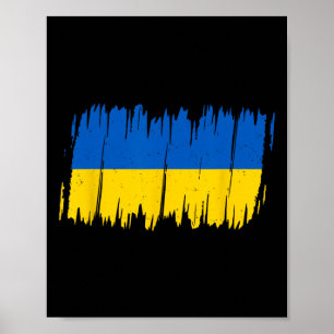 Ukraine-Flagge Nationalflagge Kiew Ukrainisch Kiew Poster