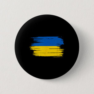 Ukraine-Flagge Nationalflagge Kiew Ukrainisch Kyiv Button