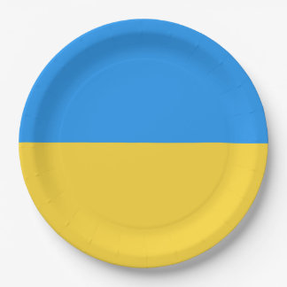 Ukraine-Flagge Pappteller