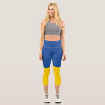 Ukraine-Flagge, patriotisches Geschenk des ukraini Capri Leggings<br><div class="desc">Zeigen Sie Ihren Patriotismus mit diesen vorgestellten Design der Ukraine Flag Ukraine Country Pride tee! Es ist ein großartiges Geschenk für ukrainische Mama,  Papa,  Sohn,  Tochter,  Cousin,  Großmutter oder Großvater und Freunde,  die das Land der Ukraine lieben Outfit Lieben.</div>