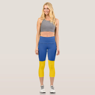 Ukraine-Flagge, patriotisches Geschenk des ukraini Capri Leggings