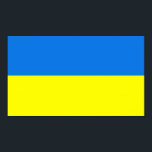 Ukraine-Flagge Poster<br><div class="desc">Ukraine Flag Poster</div>
