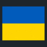 Ukraine-Flagge Poster<br><div class="desc">Ukraine-Flagge</div>