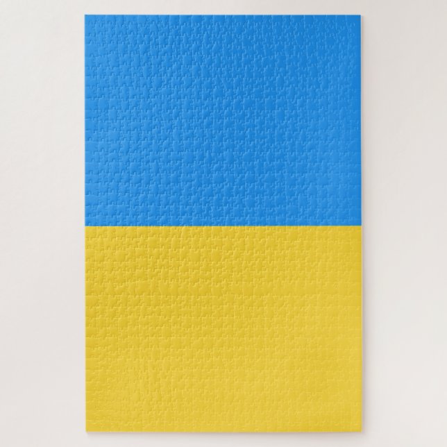 Ukraine-Flagge Puzzle (Vertikal)