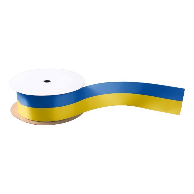 Ukraine-Flagge Ribbon Satinband (Spule)