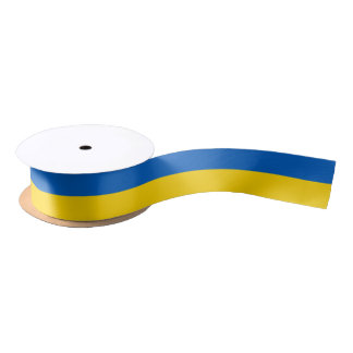 Ukraine-Flagge Satinband