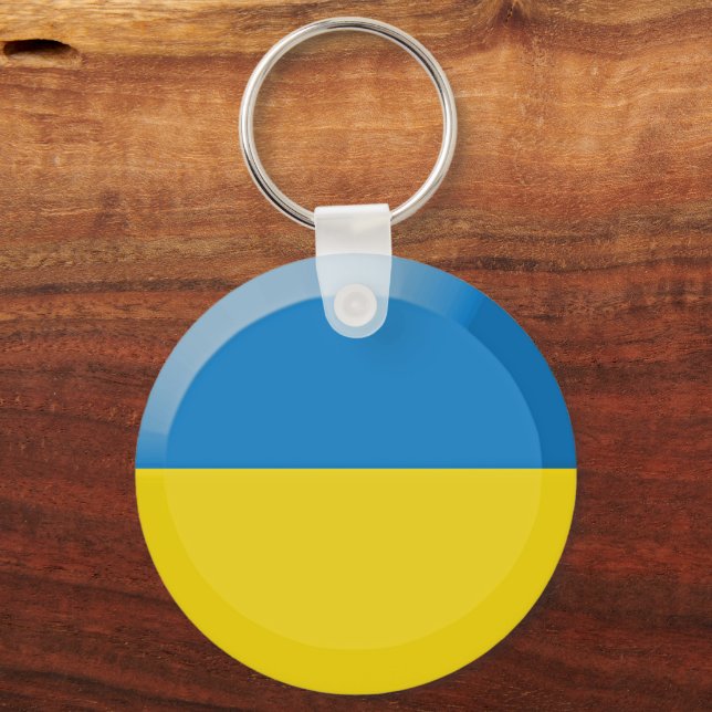 Ukraine-Flagge Schlüsselanhänger (Rückseite)
