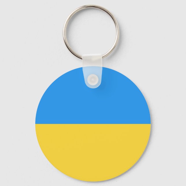 Ukraine-Flagge Schlüsselanhänger (Vorderseite)