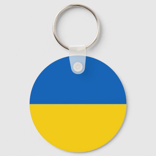 Ukraine-Flagge Schlüsselanhänger (Vorderseite)