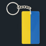 Ukraine-Flagge Schlüsselanhänger<br><div class="desc">Suchen Sie "wowsmiley" nach mehr Produkten wie dieses.</div>