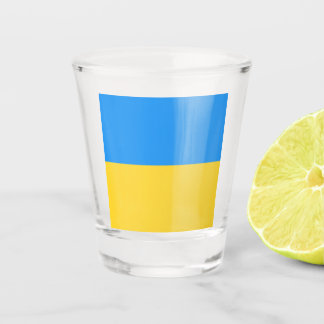 Ukraine-Flagge Schnapsglas