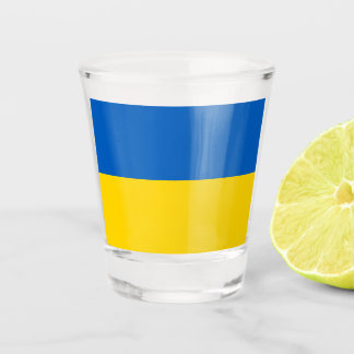 Ukraine-Flagge Schnapsglas