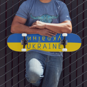 Ukraine-Flagge  Skateboard