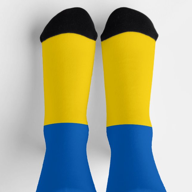 Ukraine-Flagge Socken (Oben)