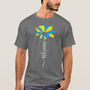 Ukraine Flagge Sonnenblume Vintag Ukrainisch Lover T-Shirt