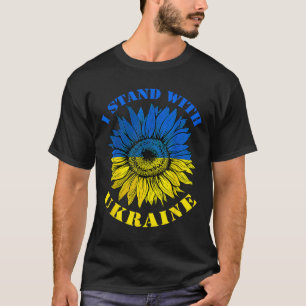 Ukraine-Flagge Sonnenblume Vintage-Shirt Ukrainisc T-Shirt