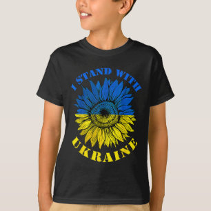 Ukraine-Flagge Sonnenblume Vintage-Shirt Ukrainisc T-Shirt