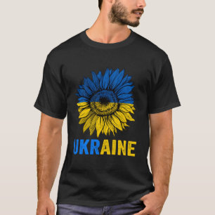 Ukraine-Flagge Sonnenblume Vintage-Shirt Ukrainisc T-Shirt