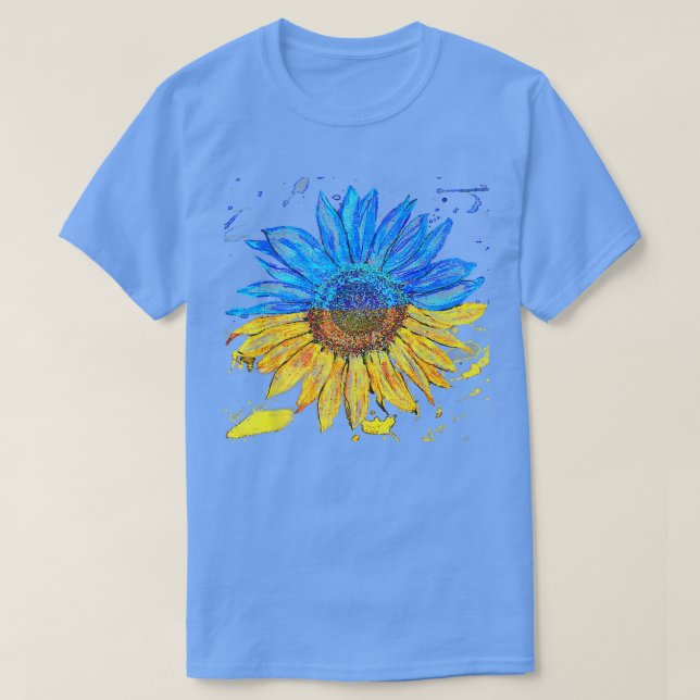 Ukraine Flagge Sonnenblumen Vintages Shirt Ukraini (Design vorne)