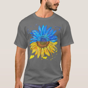 Ukraine Flagge Sonnenblumen Vintages Shirt Ukraini